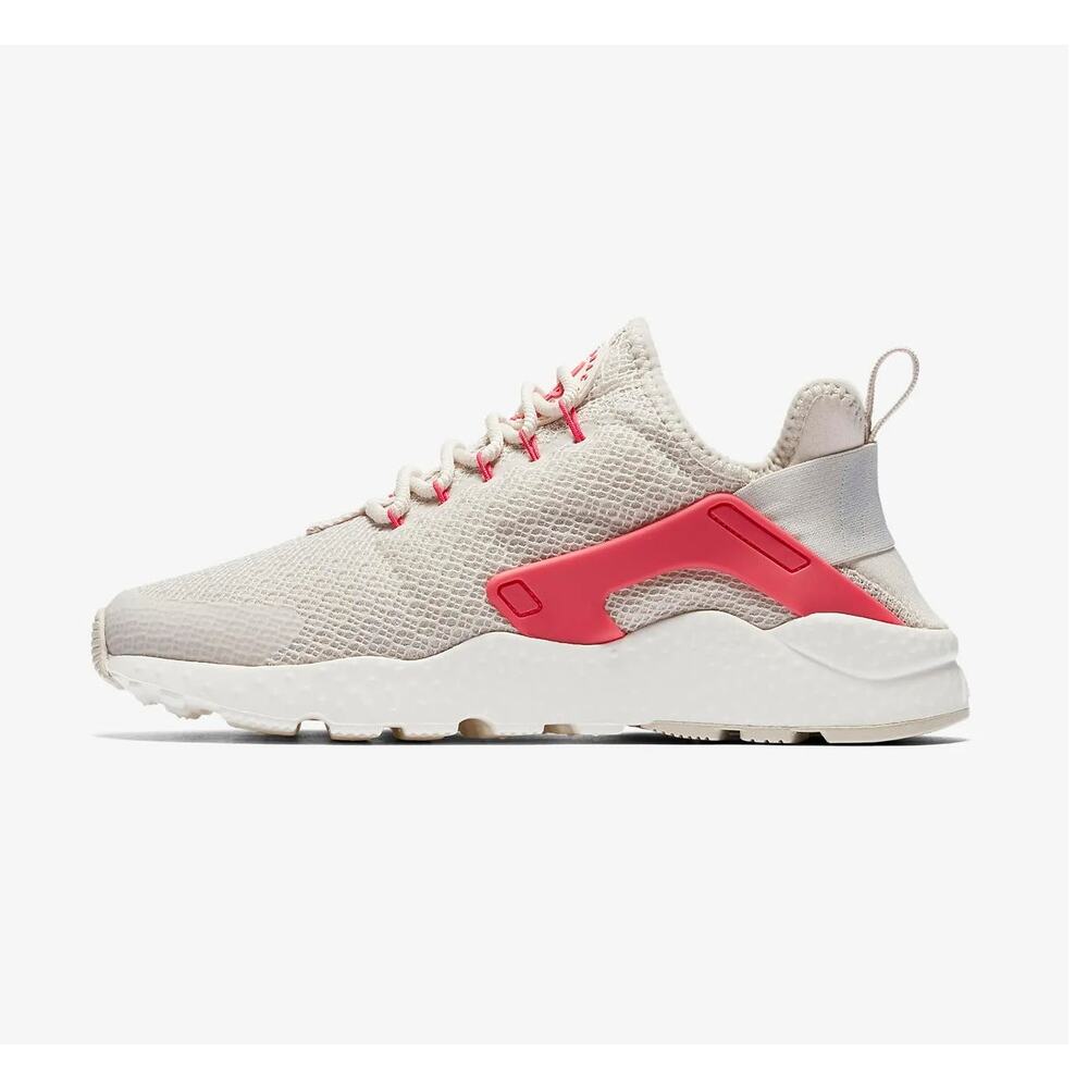 Nike Air Huarache Run Ultra Women Running Urban Sneakers Tan Pink Size 7
